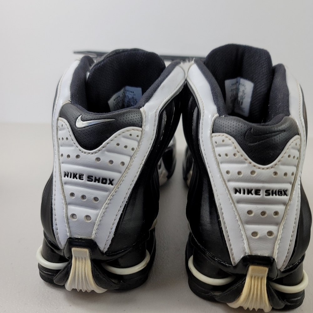 Nike Shox Lethal TB White Black 2005 Vintage Basketball Shoes - Picture 7 of 9
